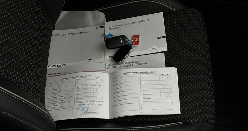 Kia Ceed cena 78900 przebieg: 71512, rok produkcji 2019 z Kościan małe 781